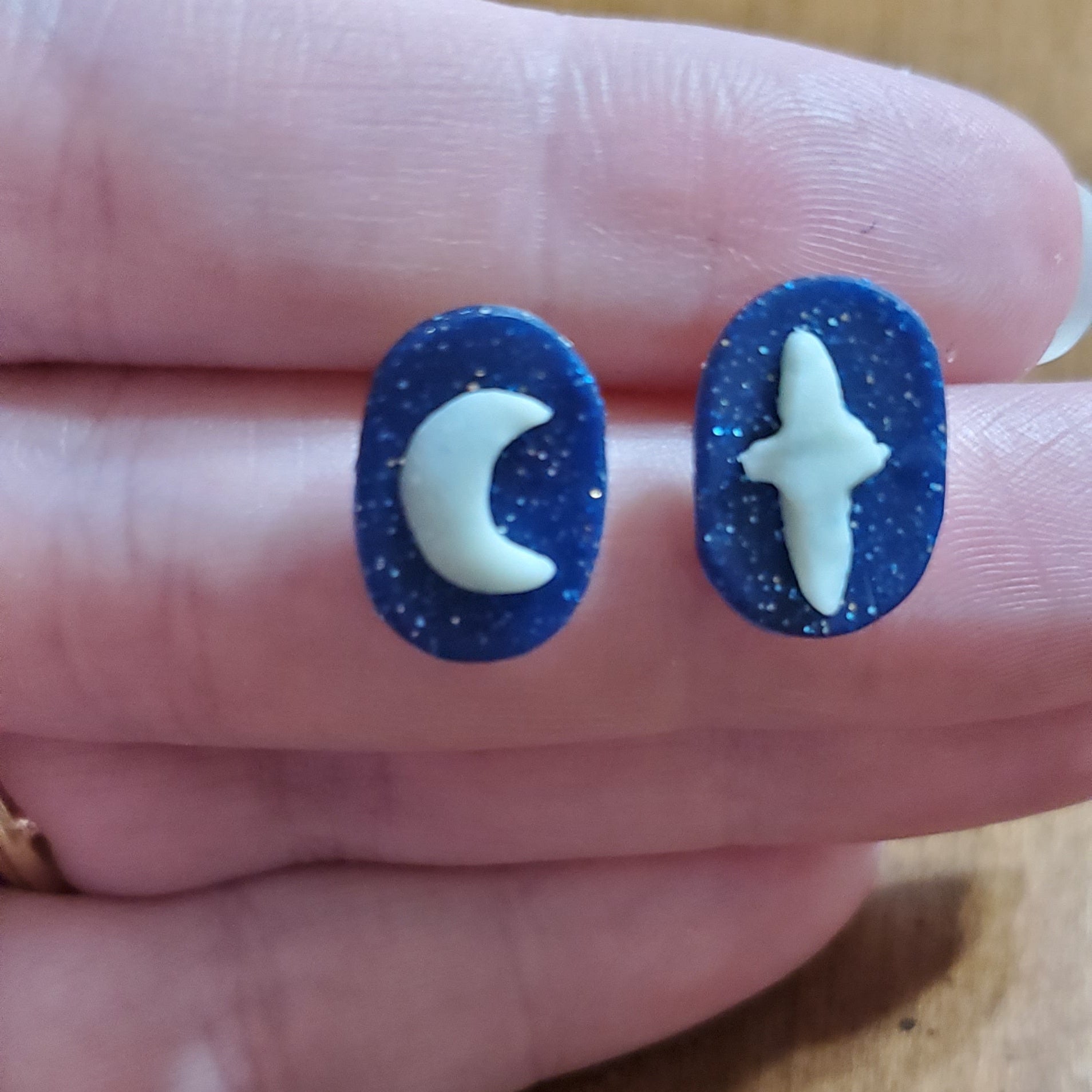 Night Sky Studs - Glow in the Dark