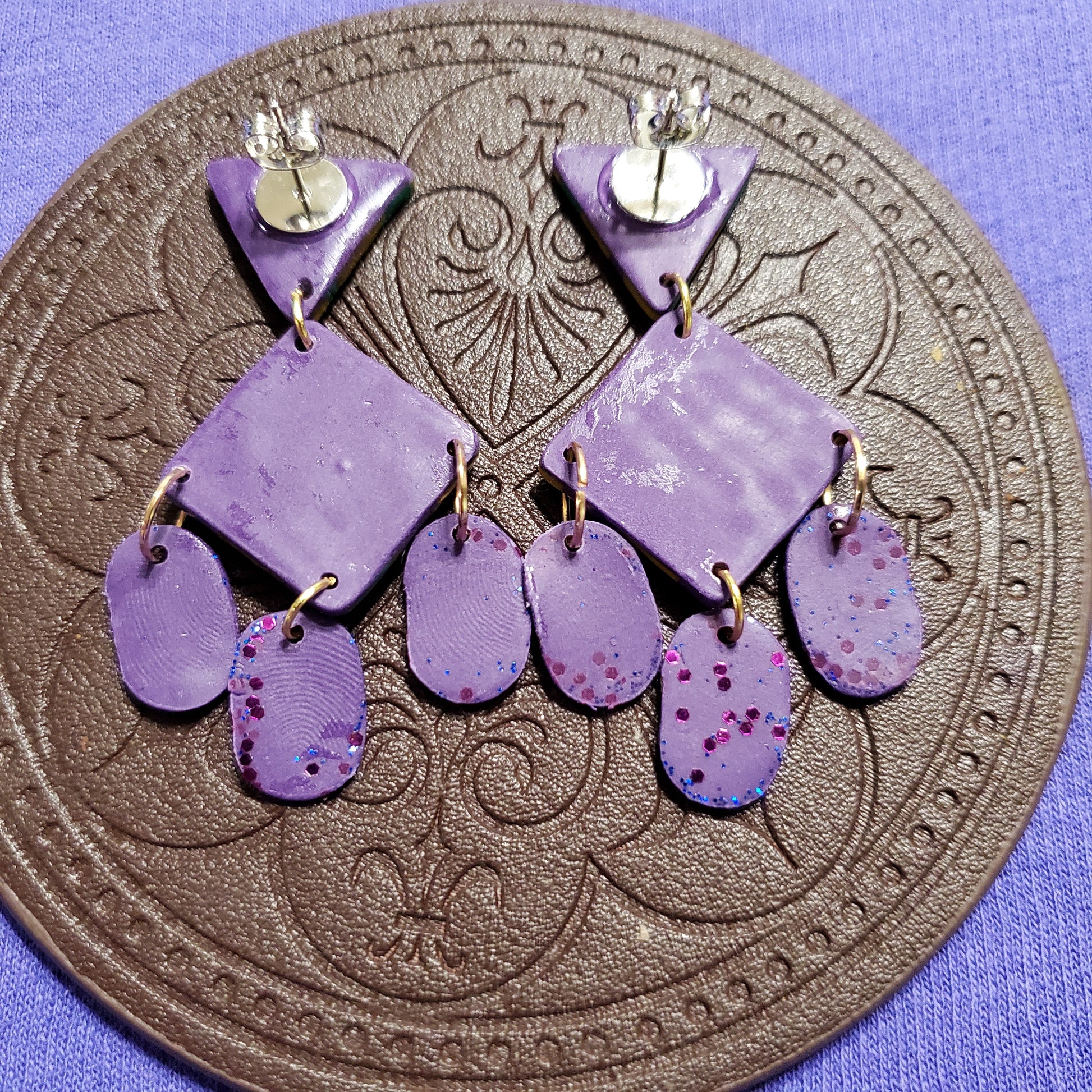 Mardi Gras Party Earrings