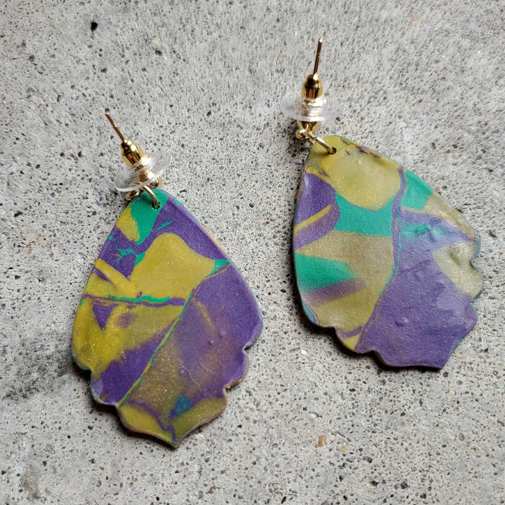 Mardi Gras Earrings