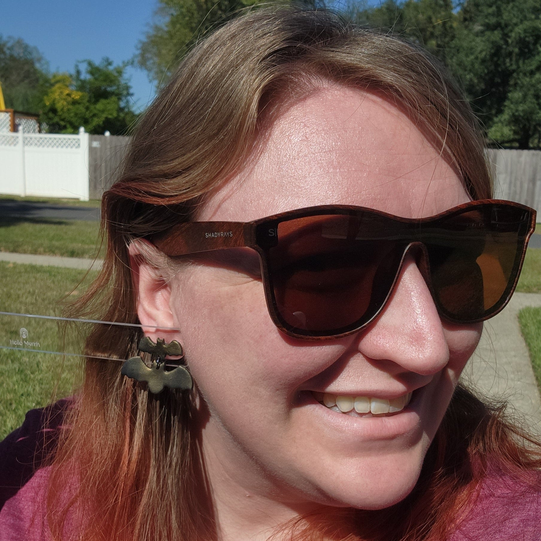 Gold and Black on ear