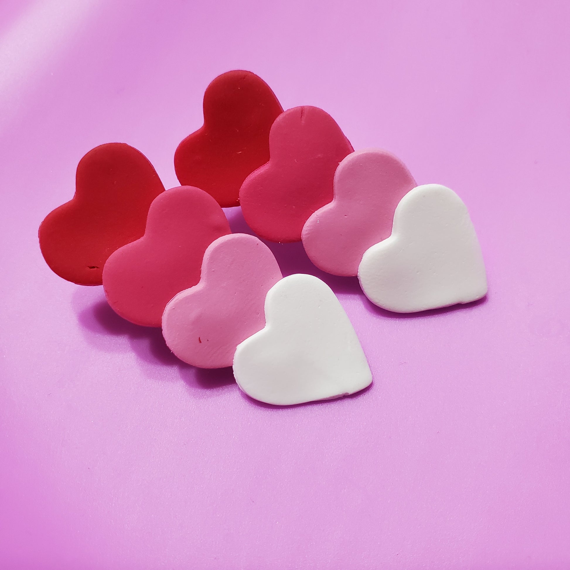 Gradient Heart Studs