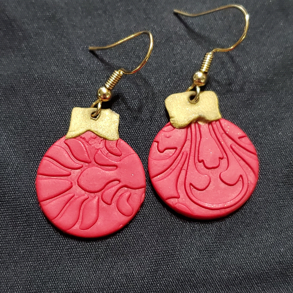 Textured Ornament Earrings