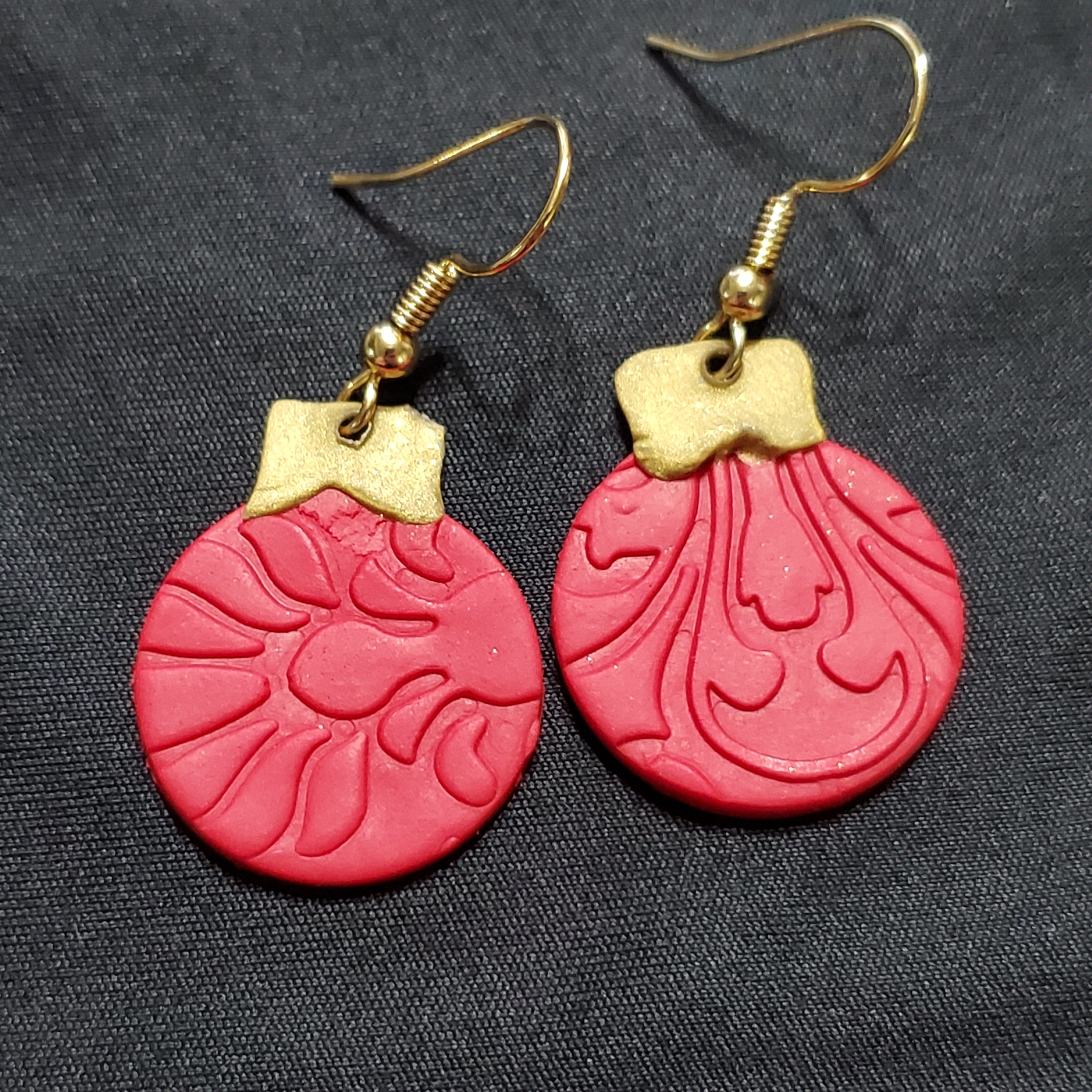 Textured Ornament Earrings