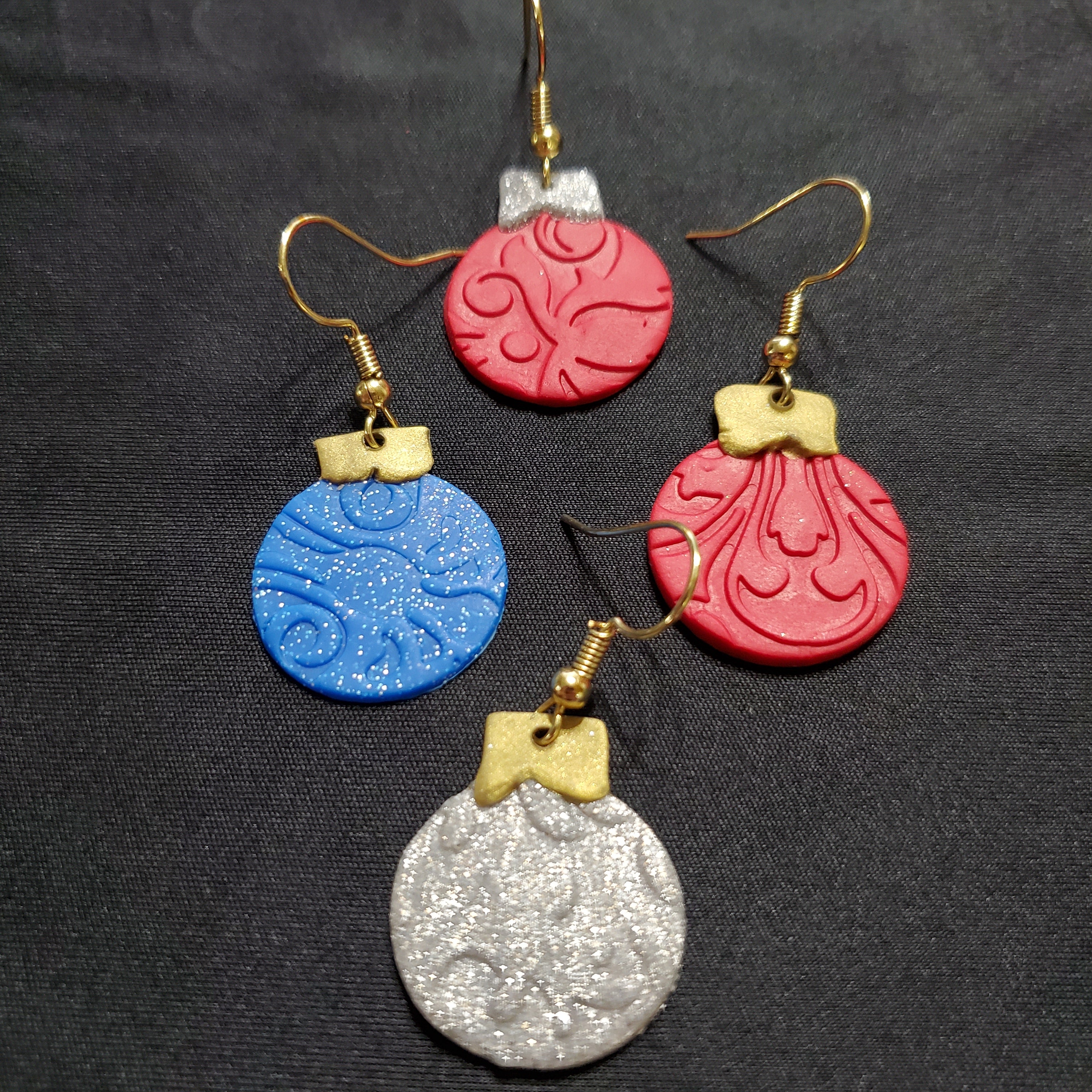 Textured Ornament Earrings