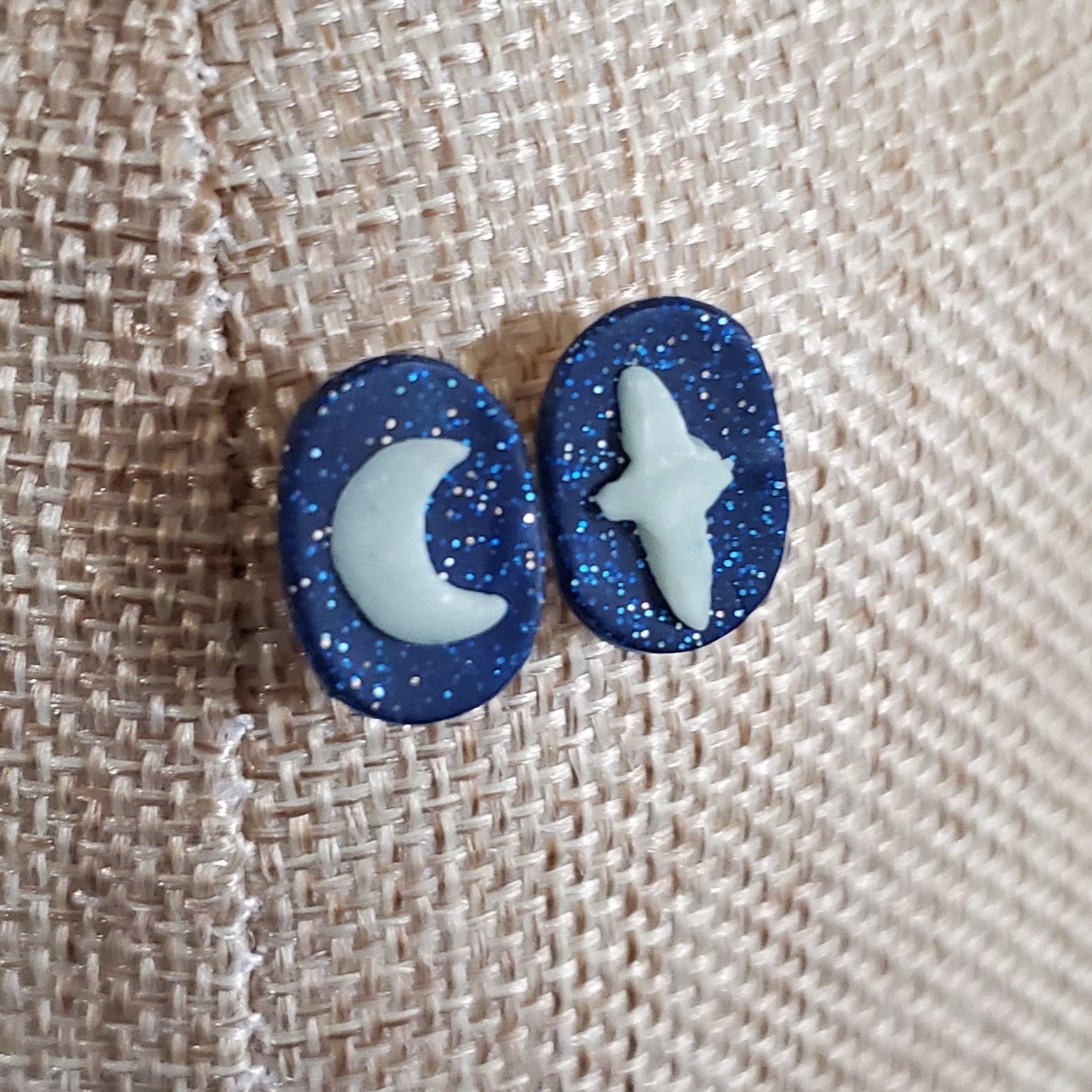 Night Sky Studs - Glow in the Dark