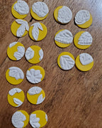 Spring Yellow Floral Studs