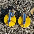 Spring Yellow Floral Studs