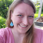 Beach Scene Teardrop Earrings