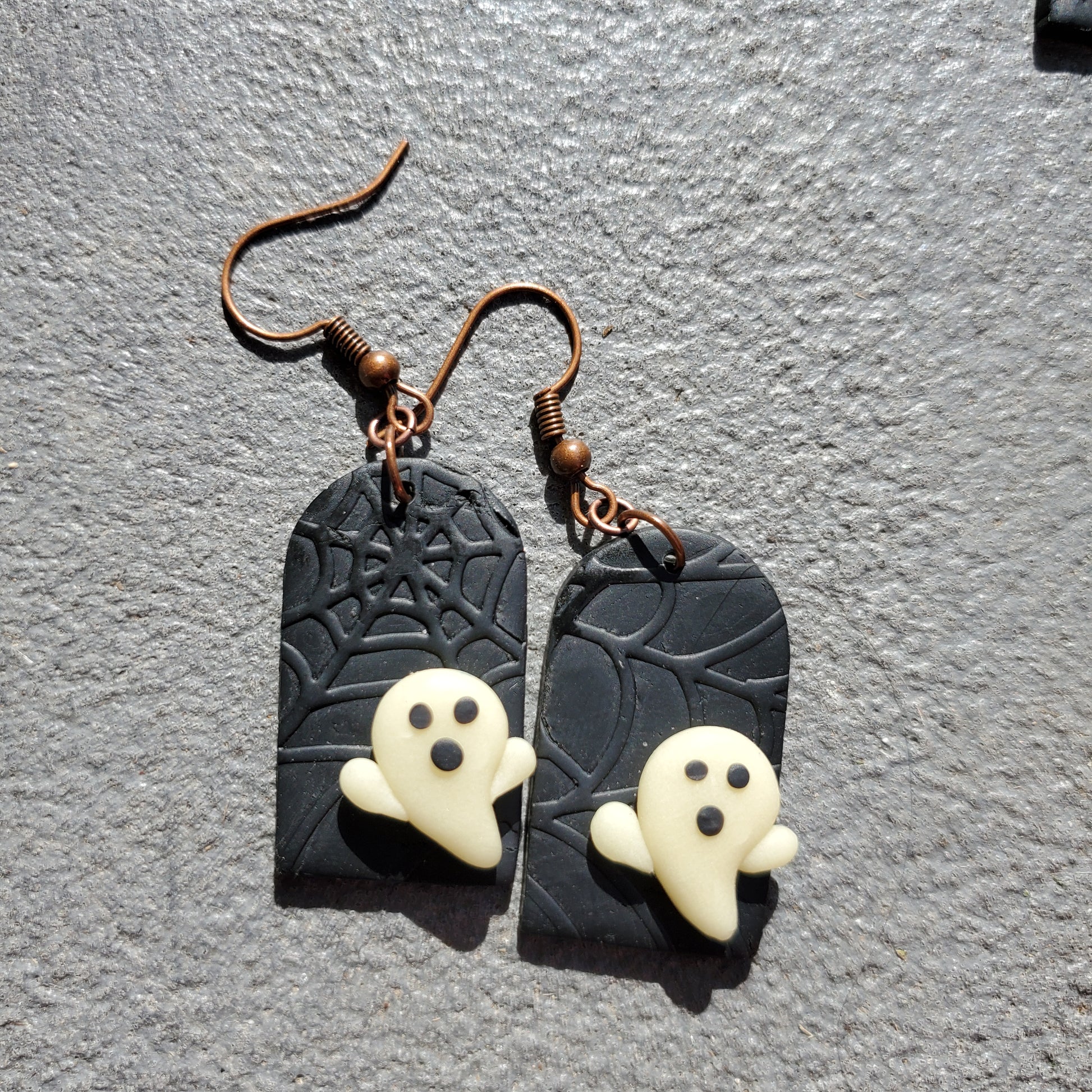 Spiderweb Ghouls | Glow in the Dark Earrings