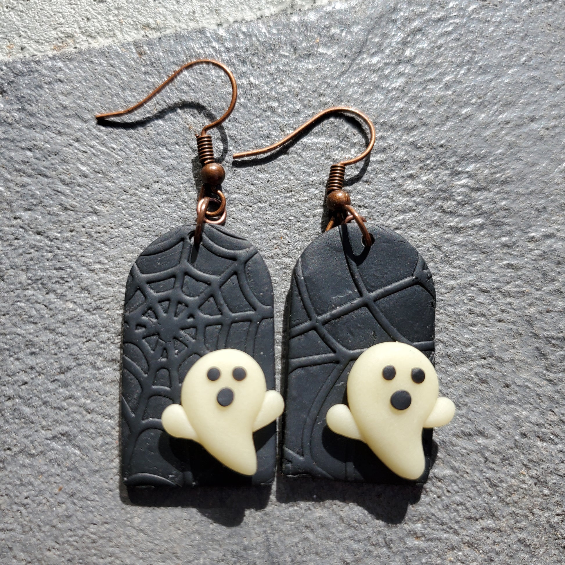 Spiderweb Ghouls | Glow in the Dark Earrings
