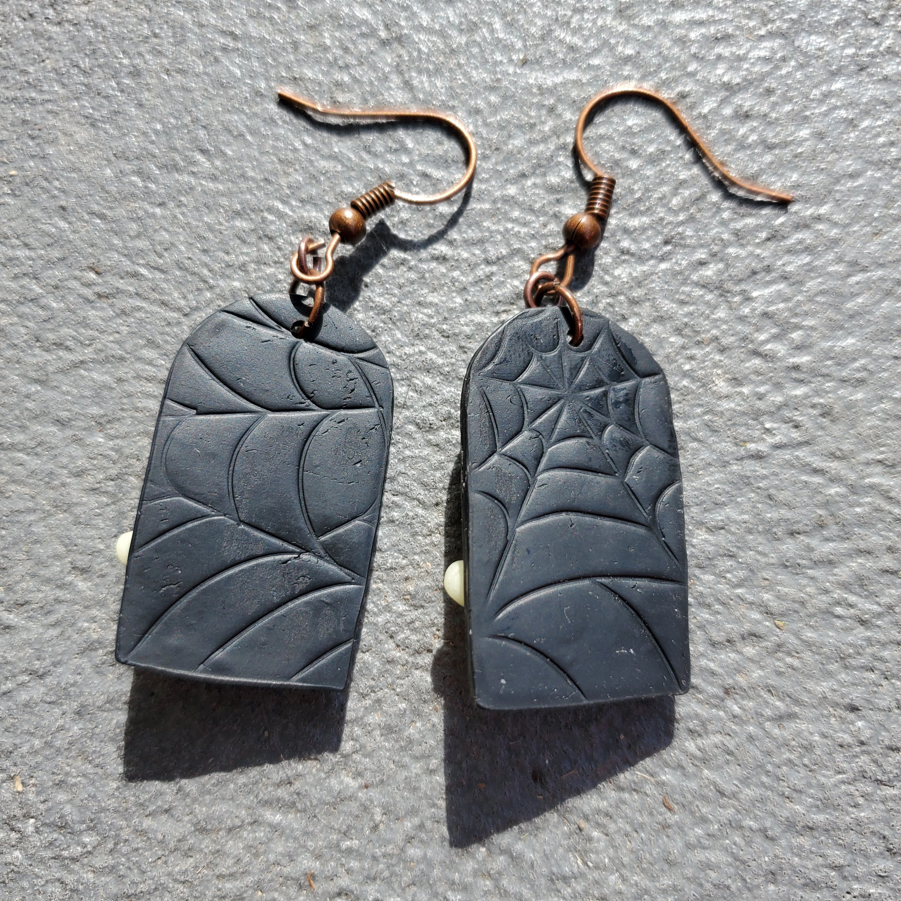 Spiderweb Ghouls | Glow in the Dark Earrings