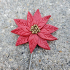 Poinsettia Lapel Pin