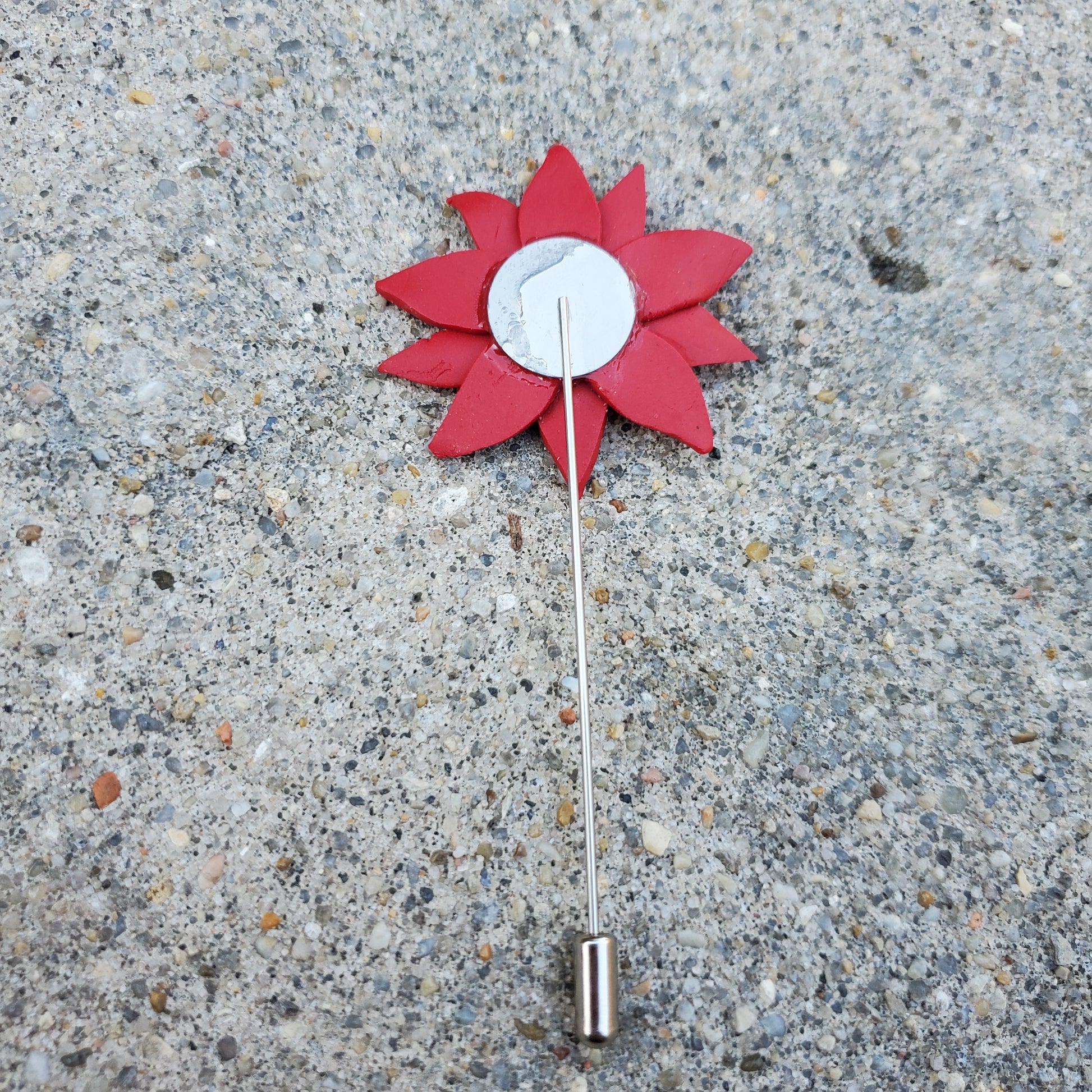 Poinsettia Lapel Pin