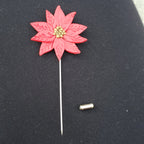 Poinsettia Lapel Pin