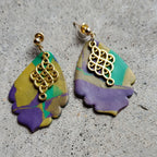 Mardi Gras Earrings