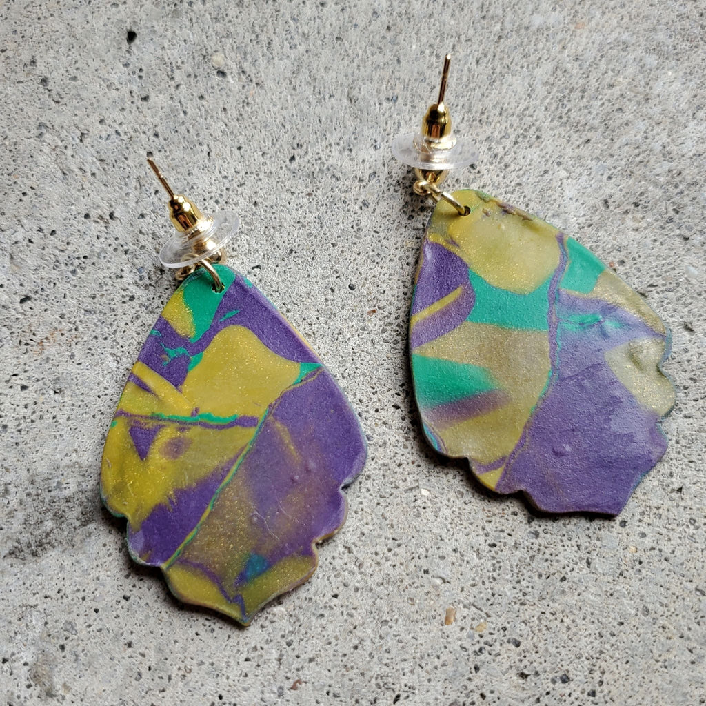 Mardi Gras Earrings