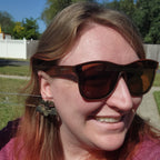 Gold and Black on ear