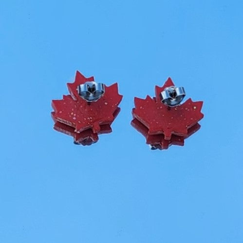 Fall Leaf Studs