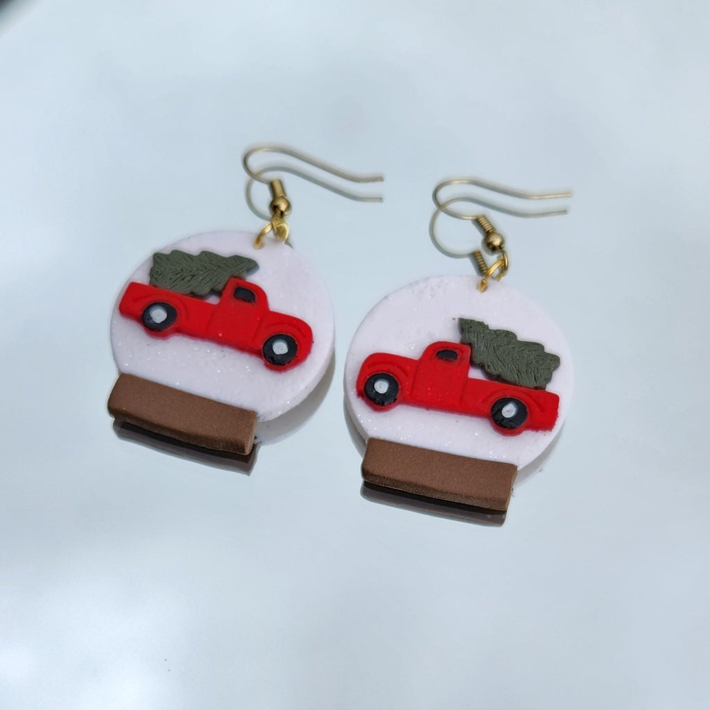 Red Truck Snow Globe