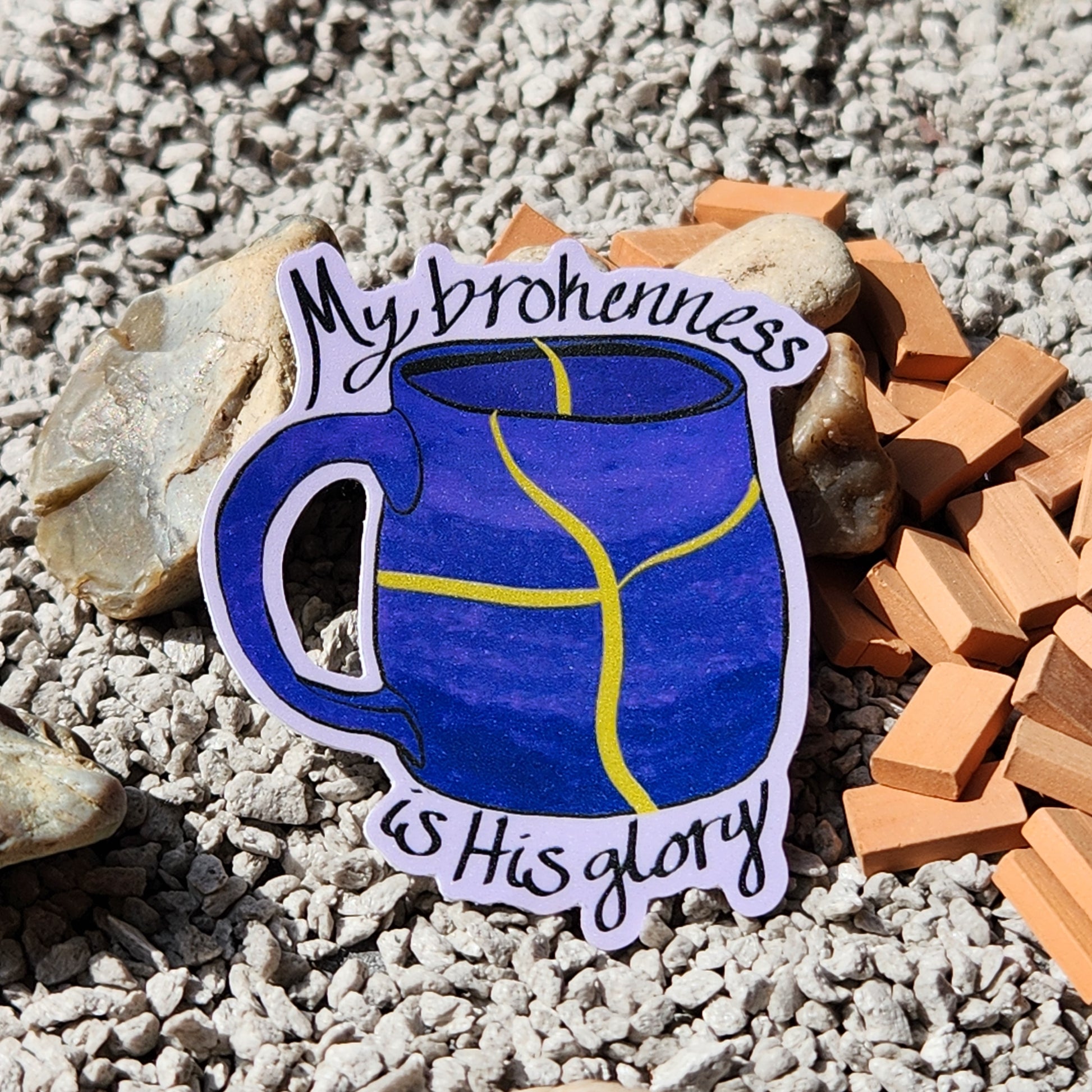 Kintsugi Mug Sticker