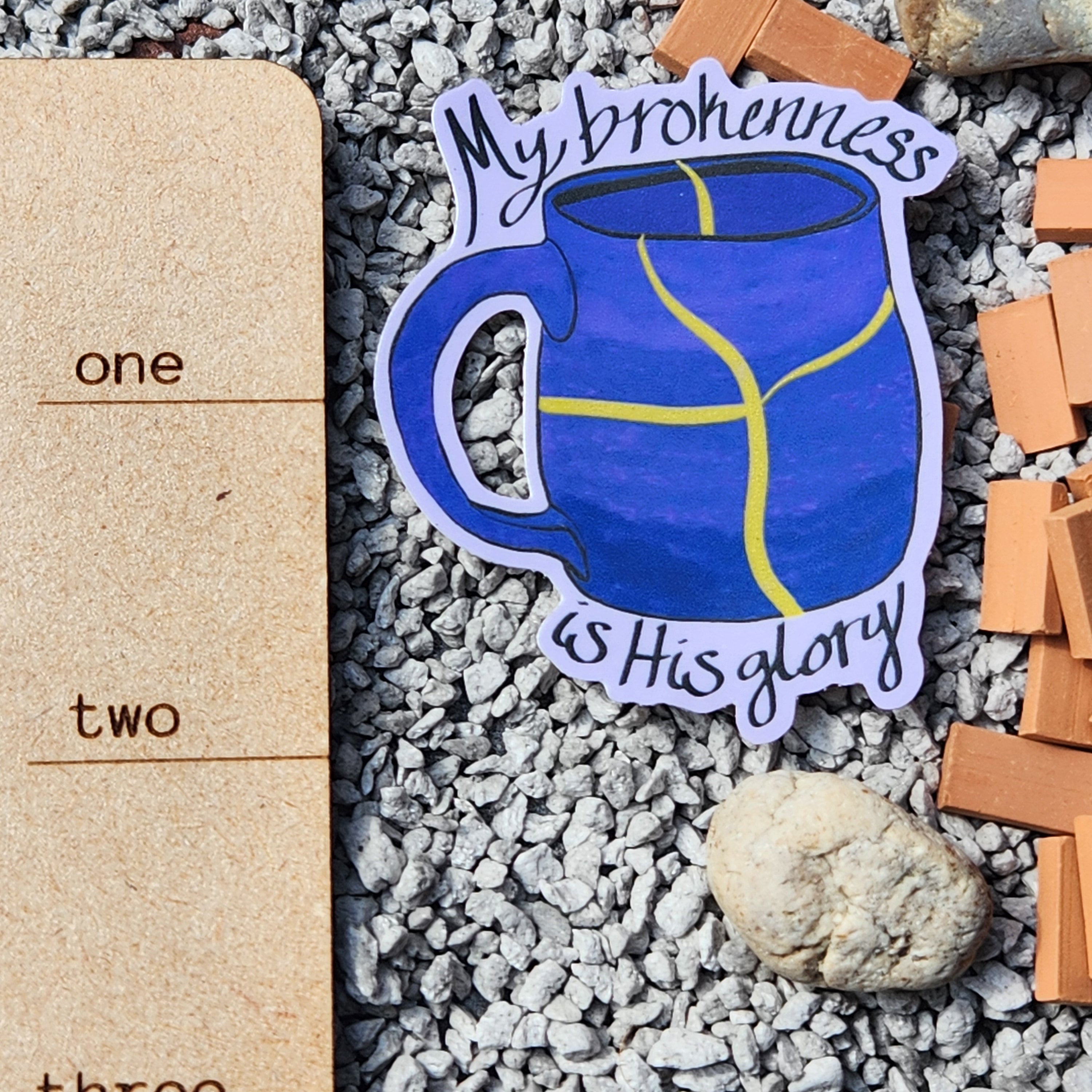 Kintsugi Mug Sticker