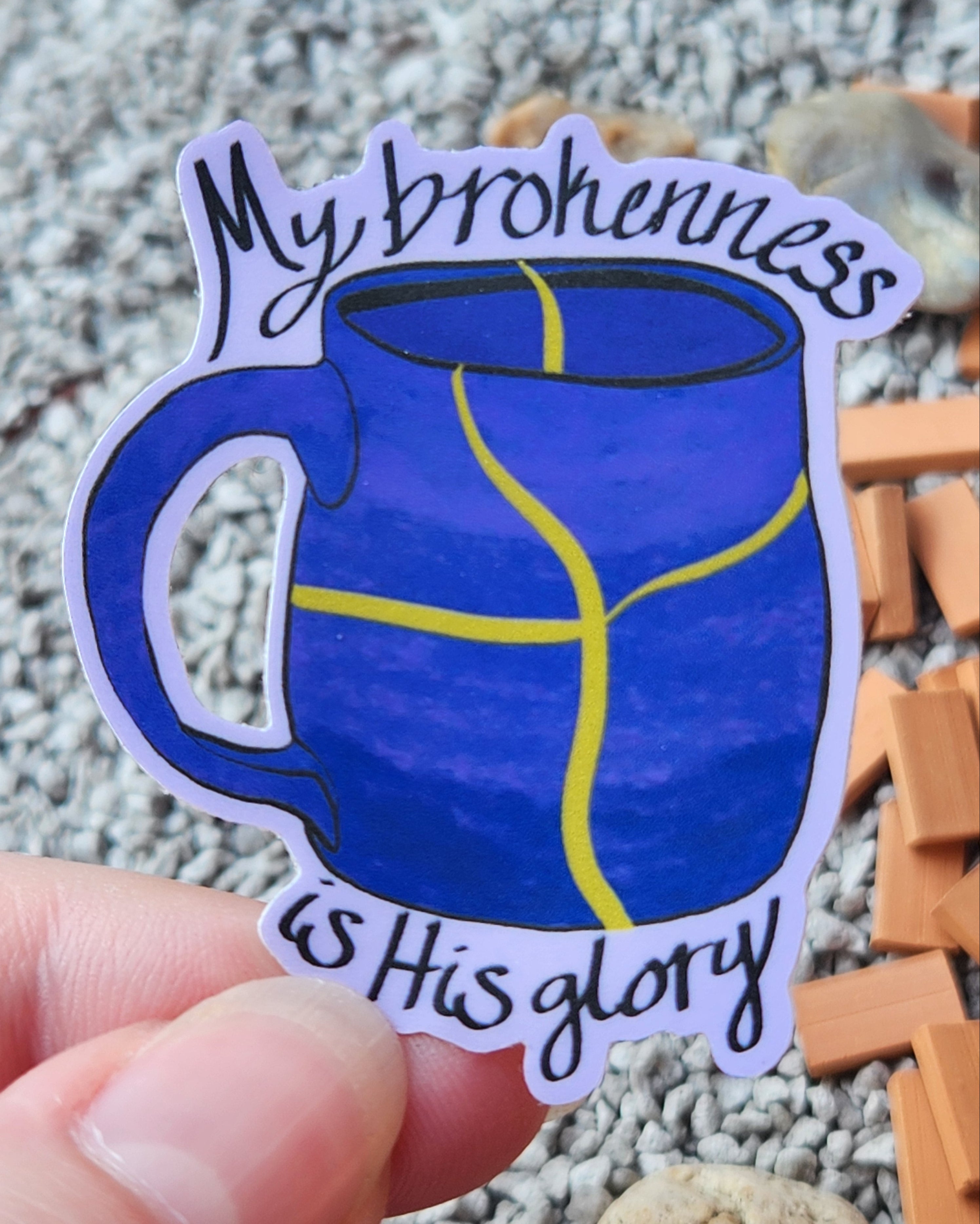Kintsugi Mug Sticker