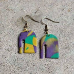 Mardi Gras Arch Earrings