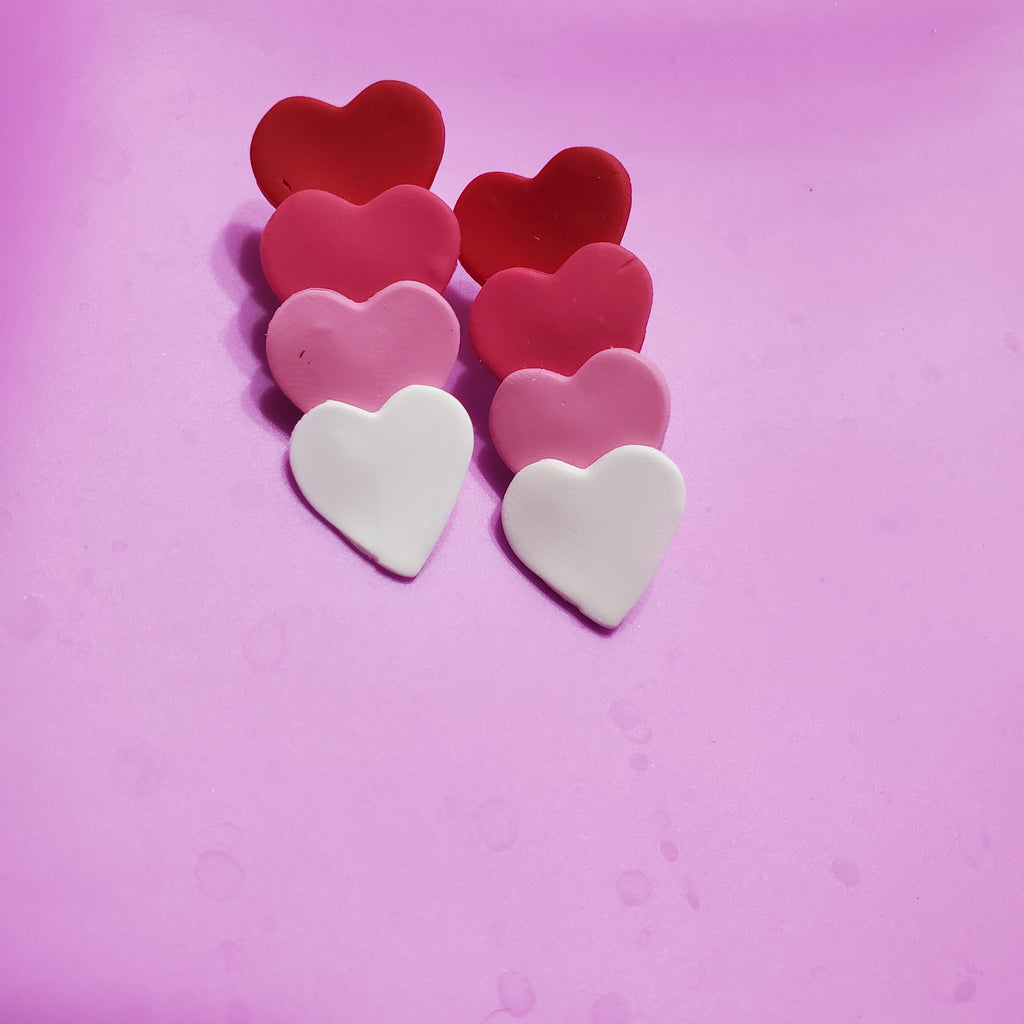 Gradient Heart Studs