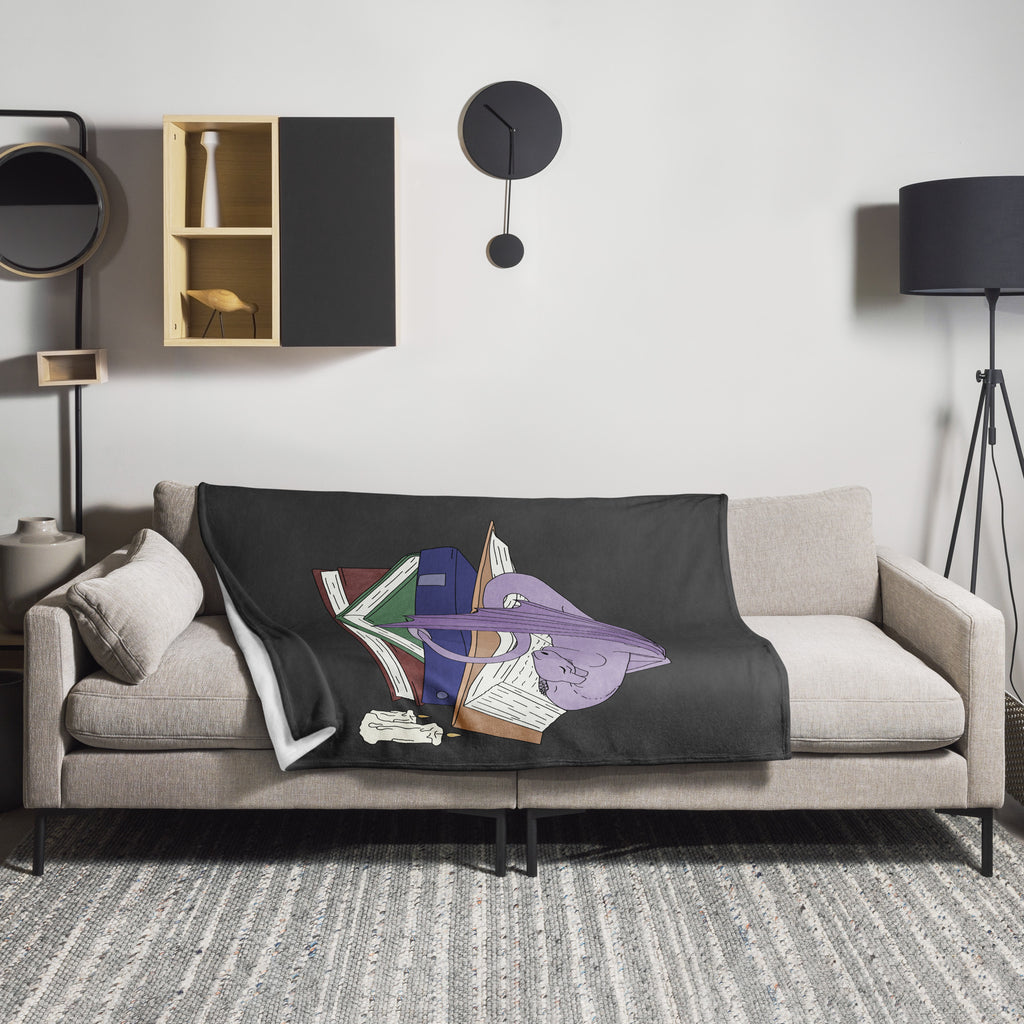 Book Wrym Throw Blanket