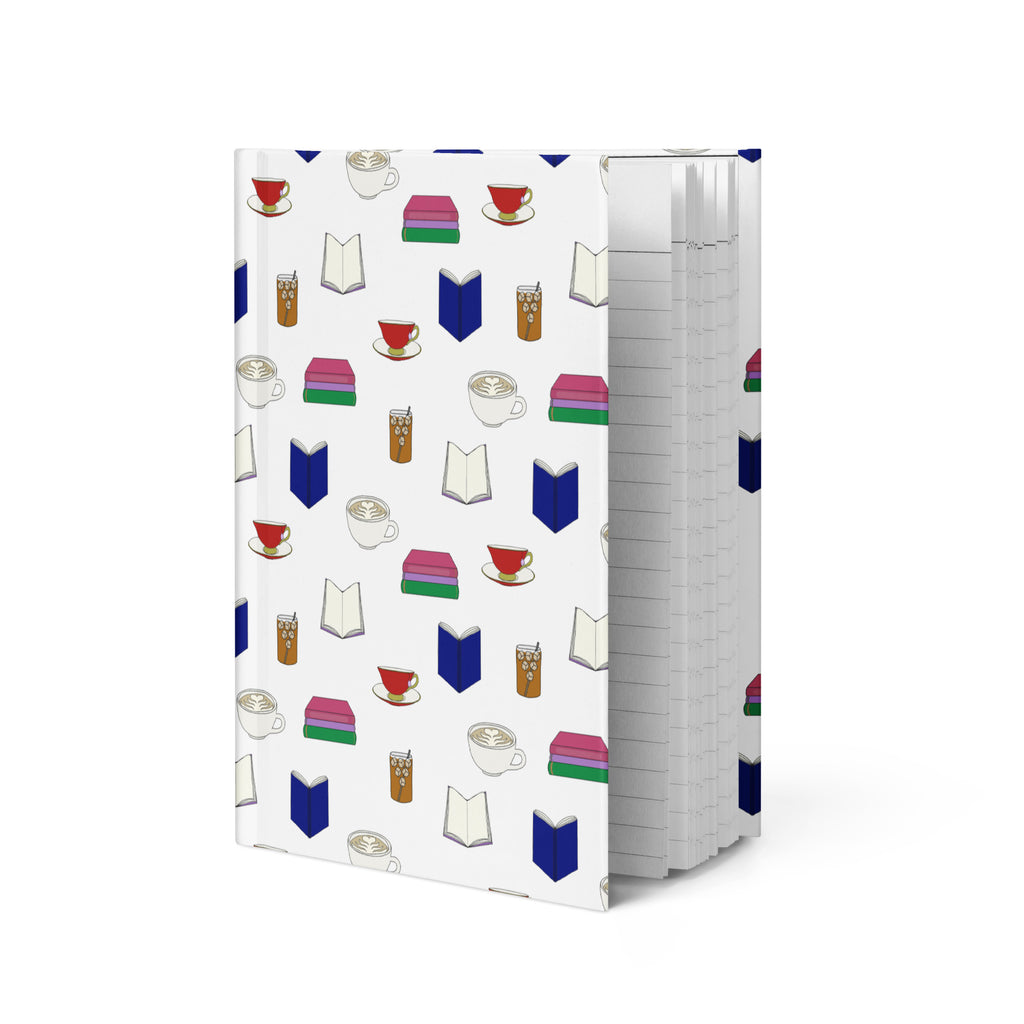 Books & Drinks Hardcover journal matte
