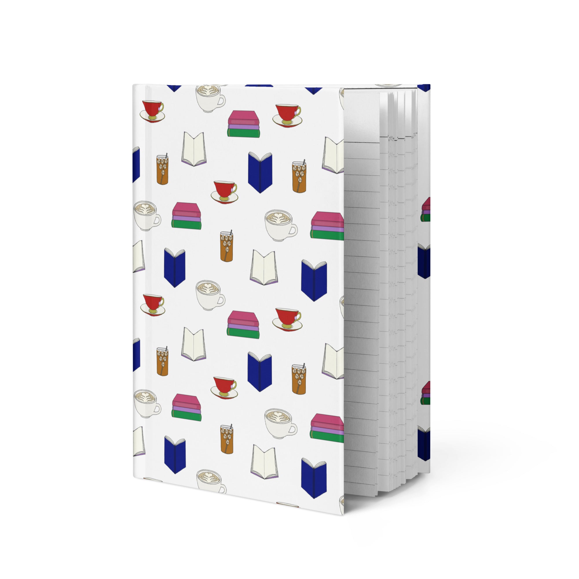 Books & Drinks Hardcover journal matte