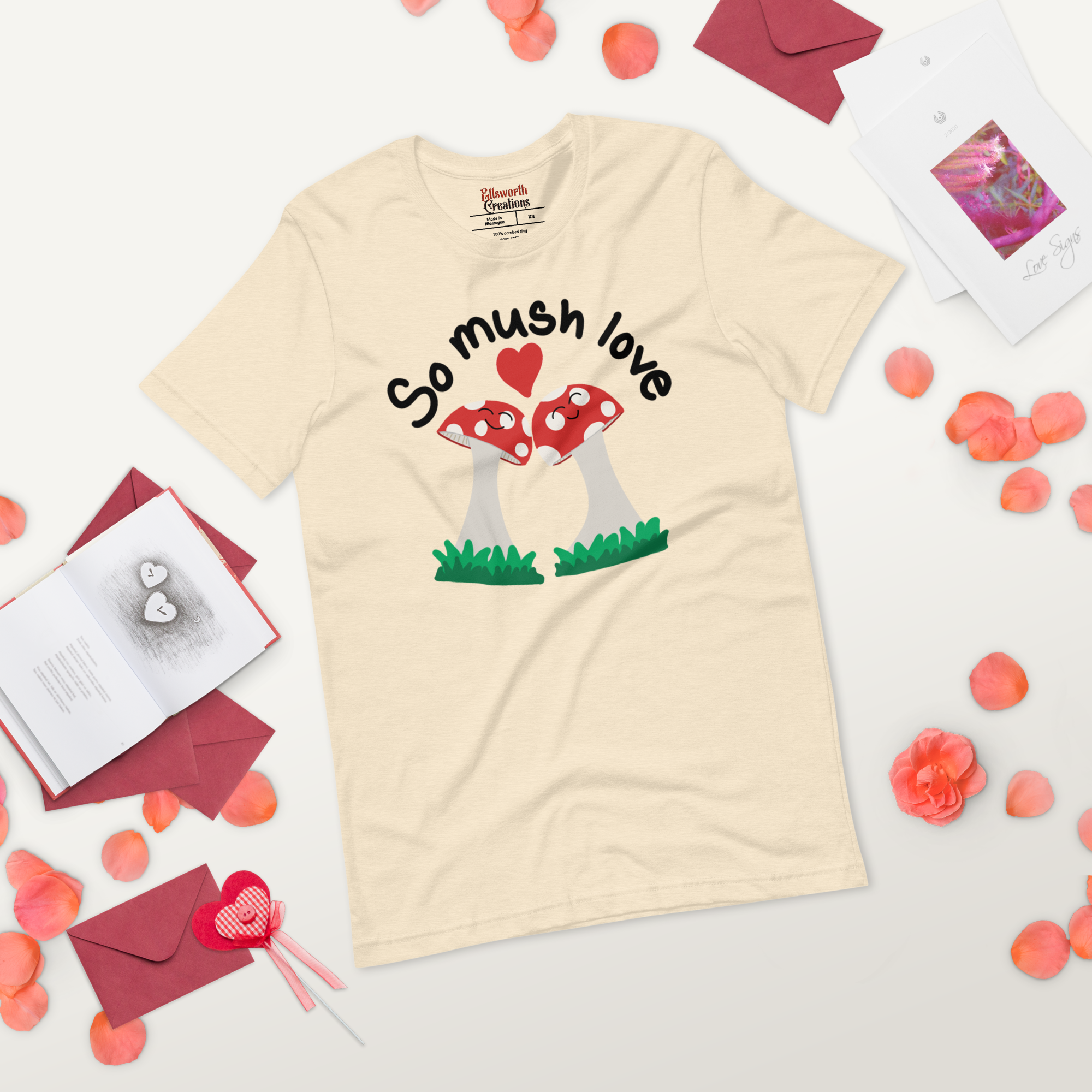So Mush Love Bella+Canvas Unisex t-shirt