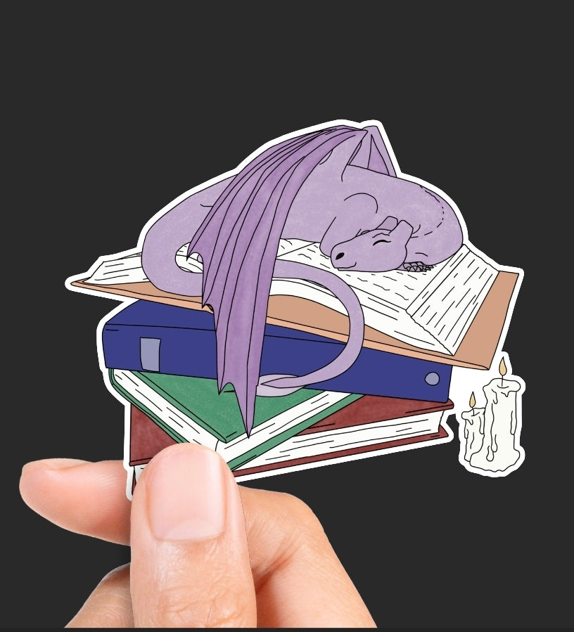 Book Wyrm Sticker *PREORDER*