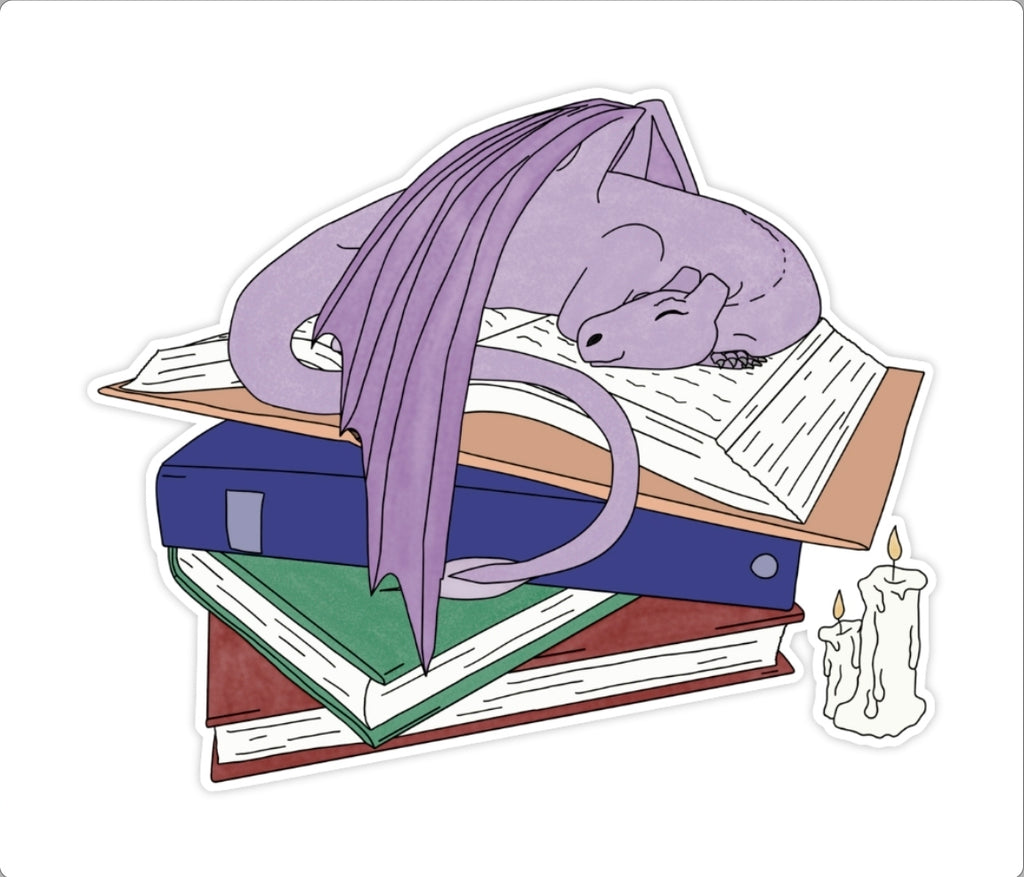 Book Wyrm Sticker *PREORDER*