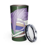 Book Wyrm Tapered stainless steel tumbler
