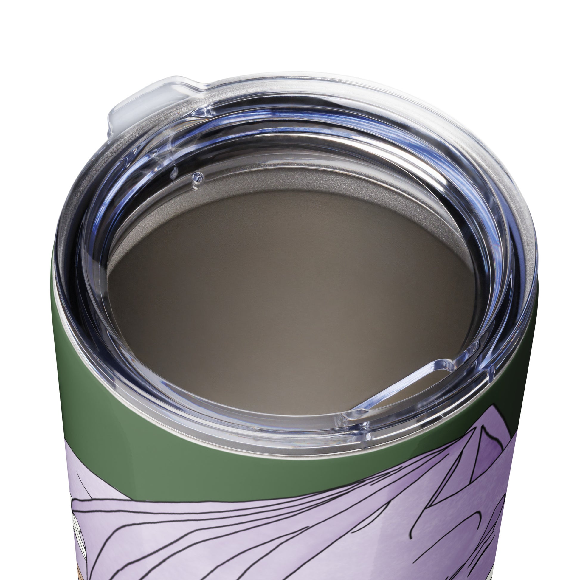 Book Wyrm Tapered stainless steel tumbler