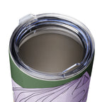 Book Wyrm Tapered stainless steel tumbler